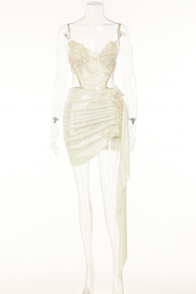 Celestia Pearl Embroidered Corset Gown – Ivory