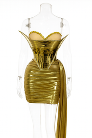 Celestia Reflective Corset Skirt Set
