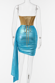 Celestia Reflective Corset Skirt Set