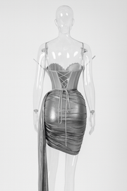 Celestia Reflective Corset Skirt Set