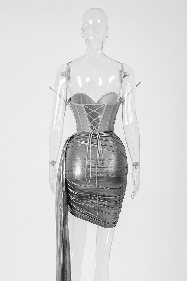 Celestia Reflective Corset Skirt Set