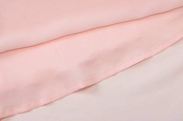 Pretty Intentions V-Neck Fit & Flare Dress – Blush Pink