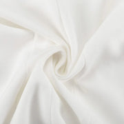 Pearl Prestige Peplum Mini Dress – White