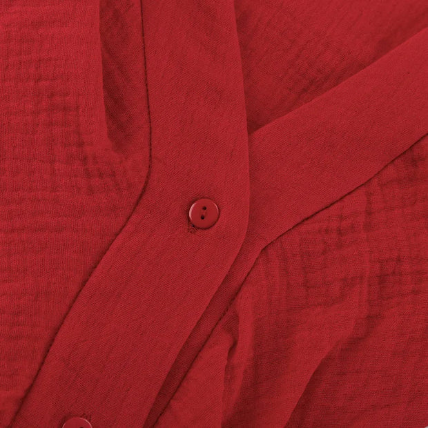 Scarlet Ruffle Charm Two-Piece Set