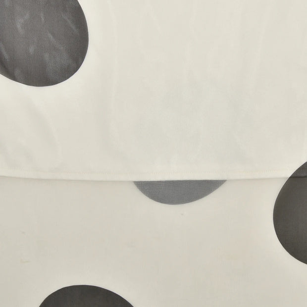 Polka Dot Mesh Slip Maxi Dress – Sheer Panel & Spaghetti Straps