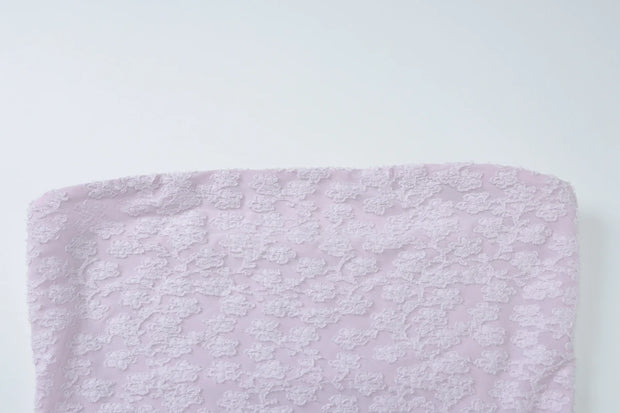 Lavender Strapless Maxi Dress