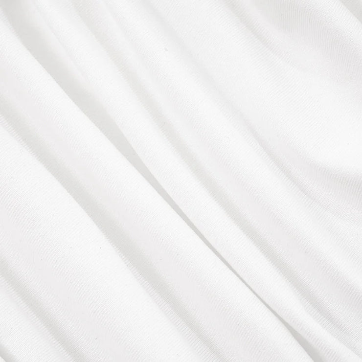 Noir & Blanc Off Shoulder Mini