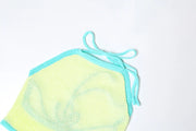 Soleil Knit Colorblock Set – Lemon Ice & Seafoam