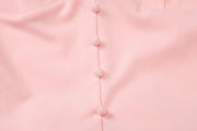 Pretty Intentions V-Neck Fit & Flare Dress – Blush Pink