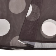 Spotlight Moment Sheer Panel Polka Dot Midi Dress – Mocha/Beige