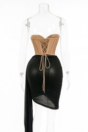 Celestia Reflective Corset Skirt Set