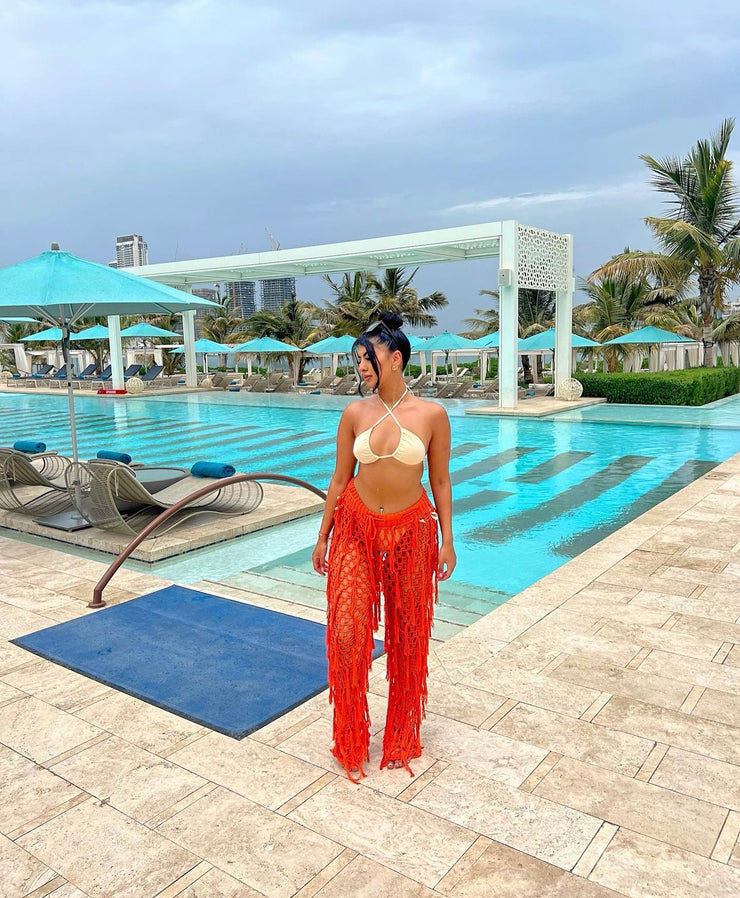 matching sets Frisky Business Tassel Cover Up Set - ObsessedOverLuxe