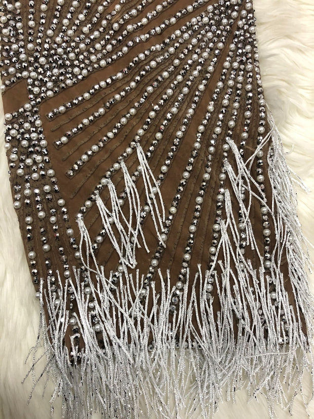 Dresses Birthday Party Sheer Beaded Dress - ObsessedOverLuxe
