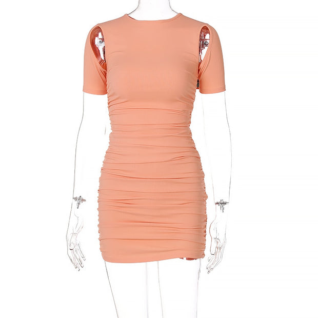 Dresses I'm Just Peachy Cut Out Dress - ObsessedOverLuxe